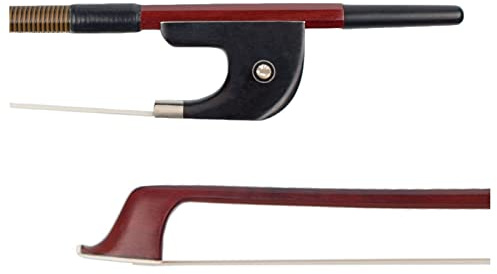 Students Violin Bow Handgjorda 4/4 kontrabassbåge tyska stilar upprätt bas Brasilien Arch extremt stark för kräsna studentköttsspelare