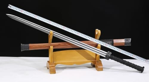 Generisch TEERMA 42 Zoll China Handmade Schwert aus Hohem Mangan Stahl scharfes und echtes Katana China Schwert CL003