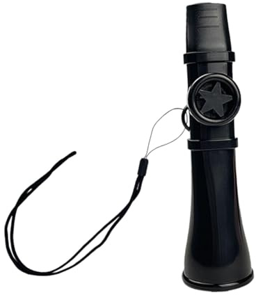 LeeQinersw Kazoo Mini Kazoo with Diaphragms, Adjustable Tone Musical Instrument, Educational Gift Lightweight Easy to Carry Small Instrument Design for Beginners And Kids, Black