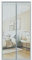 Cortina magnética para puerta de balcón sin perforación, antiinsectos, superadhesiva, pasta gris, 100 x 260 cm