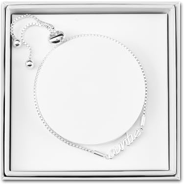 Philip Jones Silver Plated Auntie Bracelet Created with Zircondia® Crystals with Gift Box