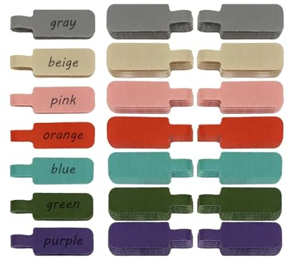 70PCS Étiquettes de Câble, Etiquette Cable, Etiquette de Repérage de Cable Multicolores, Attaches Réutilisables 4 x 2 cm pour Fils Électriques, Chargeurs, Bureau, Maison et Organisation Propre
