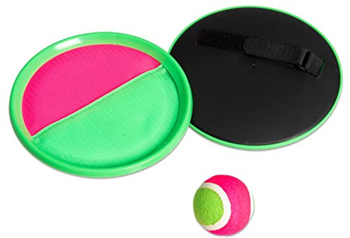 Betzold Sport - Klett-Ball-Set - Geschicklichkeitsspiel Kinderspiel Wurfspiel