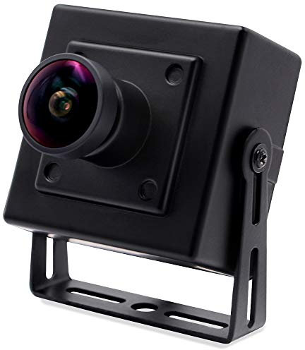 SVPRO Webcam USB 4K Ultra HD con sensore IMX317, 3840 x 2160, video ad alta definizione, 30 fps, obiettivo fisheye da 170 gradi, con supporto per PC, computer Mac, laptop, Plug & Play