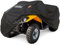 Favoto Housse de Protection pour Quad Moto ATV Extérieure, Couverture Bâche Imperméable avec Bandes Réfléchissantes Résistant à Pluie Poussière Vent Neige Anti-UV, 256x110x120cm Noir