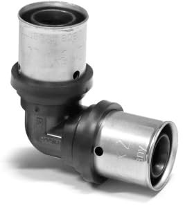 Sanpro THPRESS Pressfitting 90° Winkel - Bogen mit TH Kontur, Größe 16x2, PPSU - Profiqualität Made in Germany