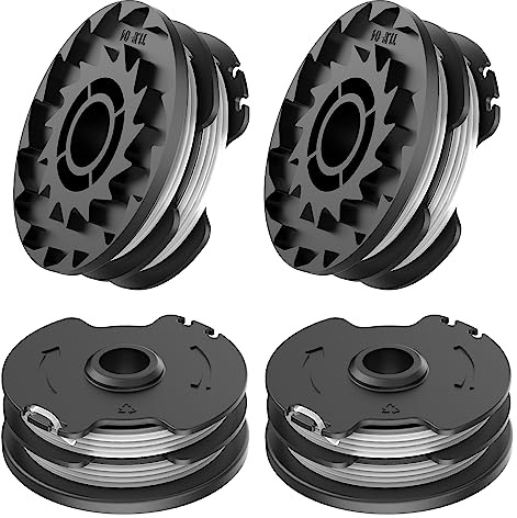Bobina Filo Tagliabordi,4 Pezzi Bobina Ricambio per LIDL Parkside Decespugliatore a batteria,Bobine Filo Compatibile con Parkside Tagliaerba PRT 550 PRTA 20-Li