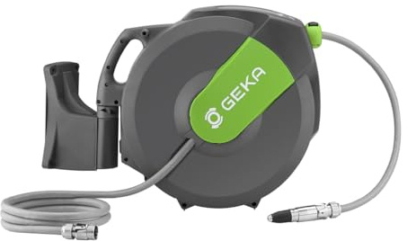 GEKA Plus Caja de manguera de pared (automática, soporte para manguera K25, enrollador) 42.8721.9