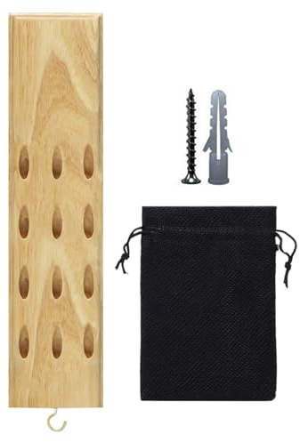 Dart Display Rack, väggmonterat darttack, Dart Storage Display, Darts vägghållare, väggmonterat dartställ med förvaringspåse Wooden Dart Display Rack för väggmontering med förvaringsväska och
