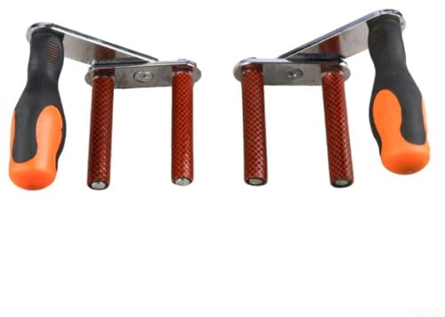 Soporte de panel de capacidad de 115 kg con mango ergonómico y diseño ligero, adecuado para sujetar materiales gruesos, incluyendo paneles de yeso, azulejos, vidrio y losas de piedra
