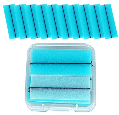 NULYLU Strisce Adesive per Ciglia Finte Autoadesive Trasparenti, Set 2 Scatole da 10 Pezzi, Applicatore per Ciglia per Look Naturale e Rimozione Delicata, per Extension e Pelli Sensibili
