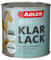 ADLER Acryl Klarlack Glänzend 125 ml - Acryllack mit Grundierwirkung, Grund- und Decklack für innen und außen - Wetterfester Lack für Holz, Metall & Kunststoff