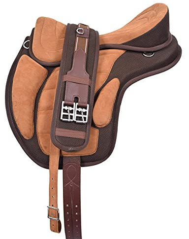 EU Equestrian Universe Selles pour cheval Western Freemax synthétiques avec sangle assortie