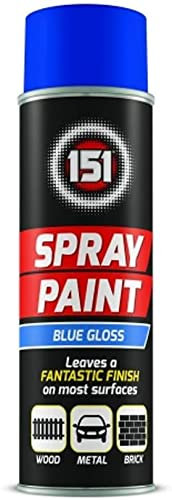 Diva Group 300ml 151 Spray Paint For Plastic Metal Wood Blue