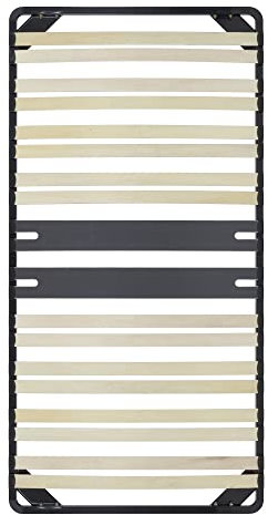 i-flair Lattenrost 100x200 cm, Lattenrahmen Ergo IF28 aus stabilem Metall - für alle Betten geeignet