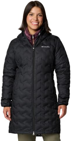Columbia Chaqueta Larga de Plumón para Mujer, Delta Ridge II