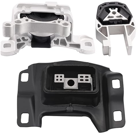 Engine Motor and Transmission Mount Kit 3 PCS Compatible with 2014-2017 Transit Connect 1.6L & 2013-2016 Escape 1.6L & 2017-2019 Escape 1.5LOE A5592 A5612 A5520 CV616F012GA CV6Z6068A AV6Z6068A