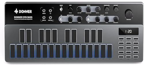 Donner B1 Analog Bass Synthesizer & Sequencer