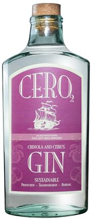 CERO2 Chinola Gin - 700ML - 40% ABV - Exotischer karibischer Gin mit Passionsfrucht - Für diejenigen, die das Beste schätzen