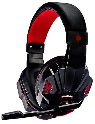 DOITOOL Gaming Headset Mit USB Und 3,5mm Komfortables on Ear Headset Mit Geräuschunterdrückendem Mikrofon Weich Gepolstert Für Spielkonsolen Und Pc