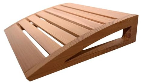 Baoblaze Sauna-Kopfstütze aus Holz, Holzstütze, Badezimmerzubehör, Saunabedarf, Nackenstütze, Saunakissen für das Winterbaden, Damen und Herren
