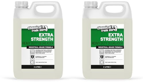 Chemical Trade Store – Heavy Duty Cleaner & Degreaser 2 x 5L – Industrial Strength Multi-Purpose Grease Remover for Kitchens & Workshops