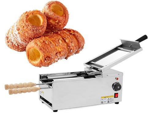 GESAIDES Horno Eléctrico para Hacer Conos de Helado, Conos de Gofre y Bocadillos, para Uso Comercial y Doméstico.