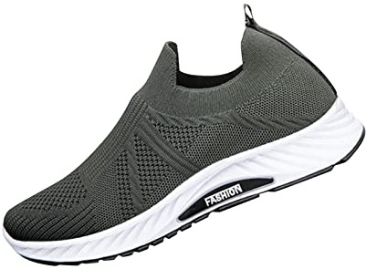 Genérico Zapatos ortopédicos Hombre Verano Zapatillas Hombre sin Cordones Confortable, Basket Amortiguador Jogging Suela Flexible Antideslizante Zapatos De Deporte para Running, Fitness, Correr