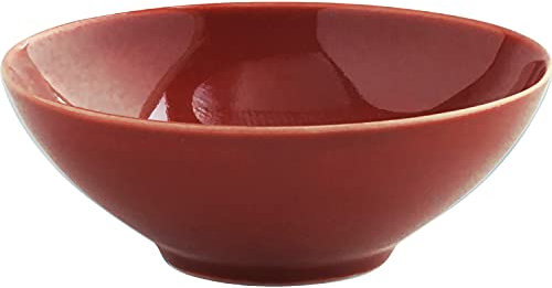 KAHLA Homestyle Schälchen 7 cm 0,05 l siena red mediterranes Geschirr aus Porzellan mit Steingut- und Keramiklook Dipschale kleines Schälchen rund rot
