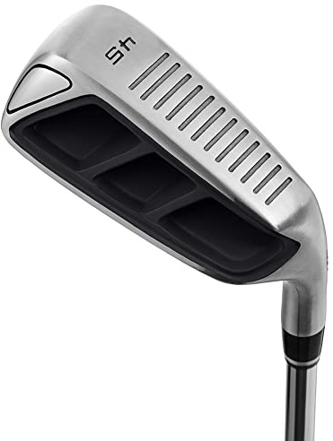 MAZEL Golf Pitching & Chipper Wedge,Right Handed,35,45,55 Degree Available for Men & Women (Right, Stainless Steel (Black Head), S, 45)
