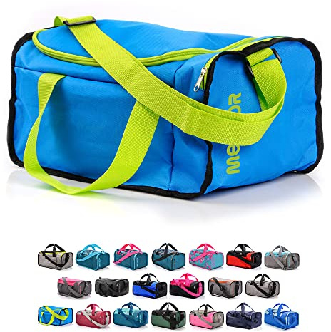 Meteor Borsa Palestra 20 L / 40 L – Borsone Sportivo Uomo Donna, Leggera e Resistente, con Tasca Laterale per Accessori, Ideale per Viaggi e Allenamento