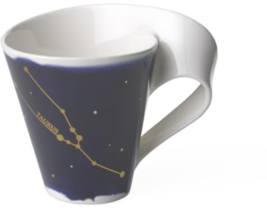 Villeroy & Boch NewWave Stars Mugg med Stjärntecken, Oxen, Porslin, 300 ml