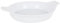 BigBuy Home Fuente, de Cocina, de Porcelana, Color Blanco, ø 22 x 4 centímetros (Referencia: S2208536)