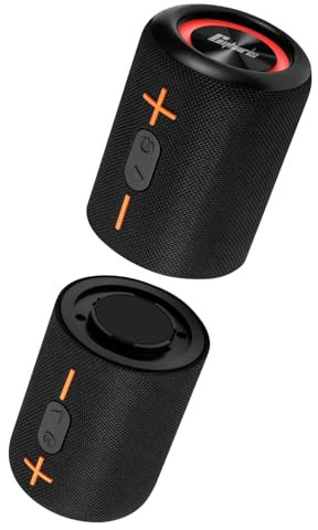 CYBORIS 2 Tragbarer Bluetooth Lautsprecher, Wasserdicht, Split Wireless, 20W Stereo-Sound, 24h Spielzeit, True Wireless Pairing
