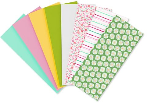 American Greetings 125 Sheet 20 in. x 20 in. Bulk Multicolor and Floral Tissue Paper for Gift Bags, Crafts, Birthday, Wedding, Bridal Shower, Baby Shower (Floral & Stripes)