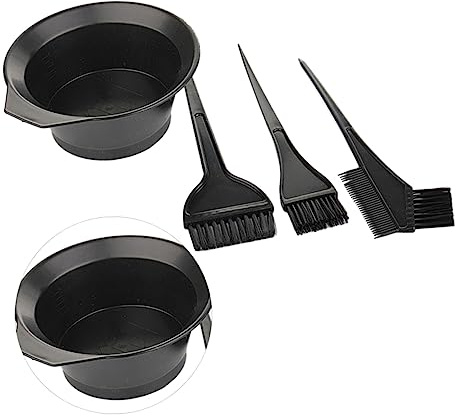Happyyami 4sets Strumento Per Dei Ciotola Per Pettine Per Colorazione Accessori Per Parrucchiere Lavabile e Riutilizzabile Te