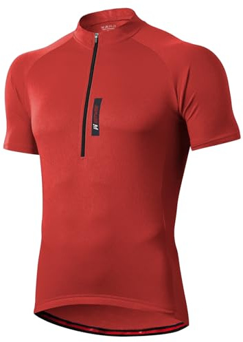 FEIXIANG Maglia Ciclismo Maniche Corte, Maglietta Mountain Bike Uomo Asciugatura Veloce T-Shirt off-Road Sportswear Estate
