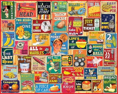 White Mountain Puzzles Things We Say, 1000 Piece Jigsaw Puzzle