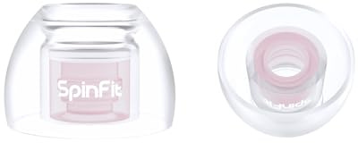 SpinFit Omni for True Wireless Earbuds & IEMs - S - Patented Silicone Eartips for Replacement (1 Pair) (3.7 mm Nozzle Dia.)
