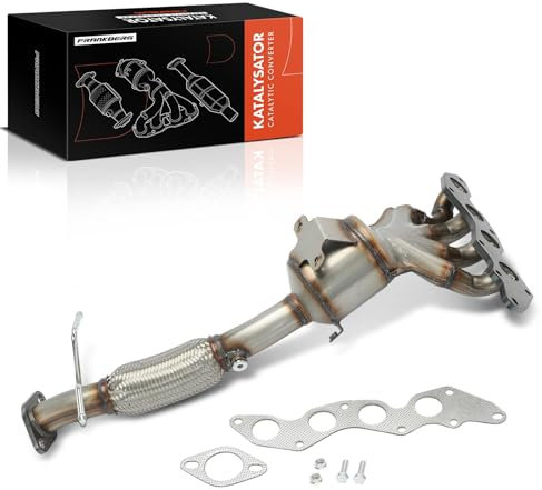 Frankberg Katalysator Rußpartikelfilter Benzin Euro4 Kompatibel mit C-Max DM2 1.8 2 Focus C-Max DM2 1.8 2 Galaxy WA6 2 Mondeo IV BA7 2 Mondeo IV Turnier BA7 2 C30 533 1.8 2 V50 MW 1.8 2