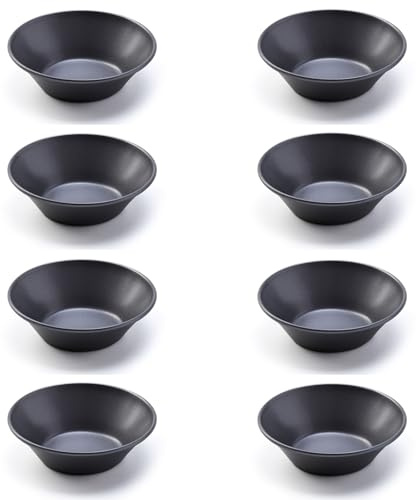 Xylarnoveth Pastel de Nata Latas de acero al carbono – Paquete de 12 moldes para tarta de huevo para hornear, mini moldes antiadherentes para tartas y natillas, bandejas reutilizables para tartas