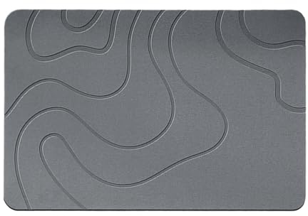 Alfombrilla Antideslizante para Puerta del Inodoro - Alfombrilla De Ducha De Piedra ita | Tapetes para Puerta De Inodoro para Sala De Estar, Comedor, Cocina, Hotel, Inodoro, Secado Rápido