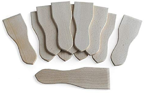 Sarl FRANCOIS Spatule raclette - Lot de 12 raclettes