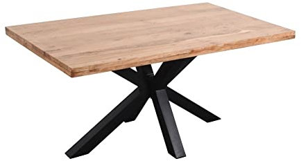 LEBENSwohnART Akazie Tischplatte Bordo Esstischplatte Massivholzplatte Arbeitsplatte Akazienholz (140x80cm)