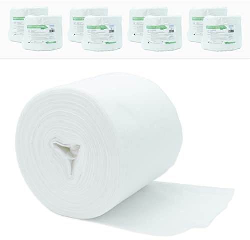 12x ARNOMED lingettes désinfectantes sèches pour seau distributeur, 90 feuilles de lingettes, lingettes nettoyantes multi usage, essuie tout gros rouleau, rouleau de papier, rouleau essuie tout
