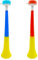 Niuhong 2 Pcs Vuvuzela Tröte Fussball Fanfare Cheerleading Trompete Spielen Plastik Trompeten Sehr Lautes Tröte Krachmacher Horn Fan Zuschauer Fußballspiel Stadion Sportfeiern Fanartikel Trompete