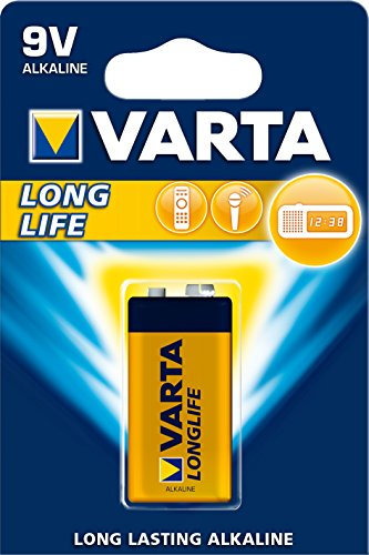 Varta 4122 50er-Pack Longlife Batterie Alkaline E Block für Feuermelder Rauchmelder Feuchtigkeitsmessgeräte, 9V