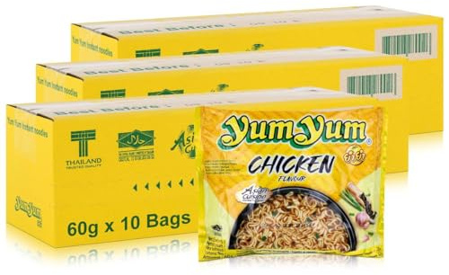 Soupe nouille poulet YUM YUM carton 30x60g Thailande