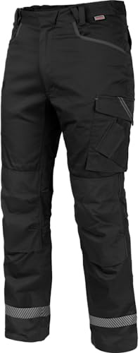WÜRTH MODYF Winter Bundhose Stretch X - professionelle Arbeitshose für Herren - Bundhose mit Knieschutztaschen - in der Größe 50 in Schwarz