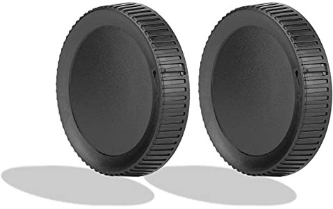 2 st objektivlock, universal DSLR plastlinsskyddssats, för Z6 Z7 / Z kameralins, lätt dammtät reptålig passformlinsskydd